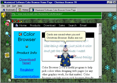 Christmas Browser 99 Screen Shot